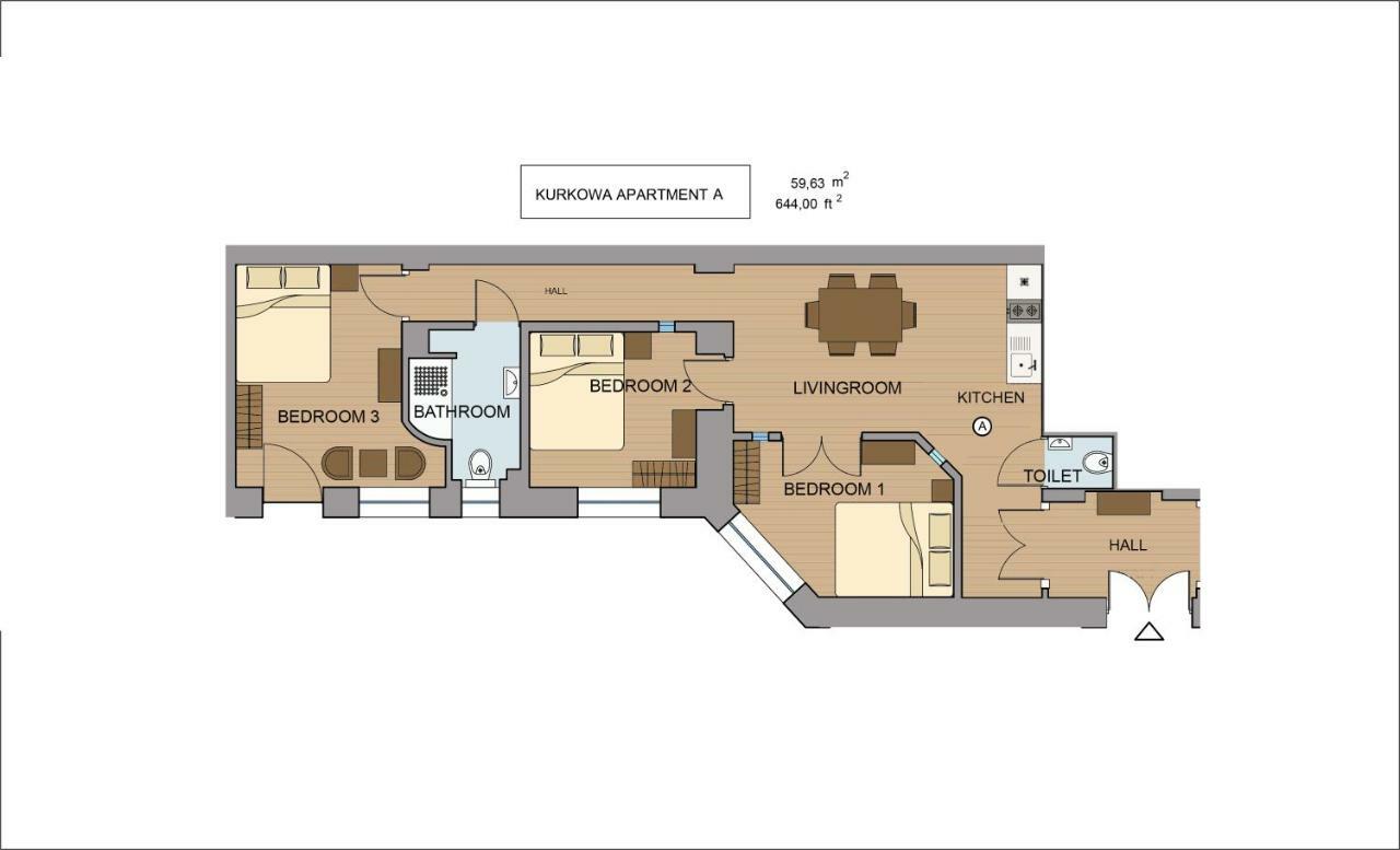 Kurkowa Apartments Cracovie Extérieur photo